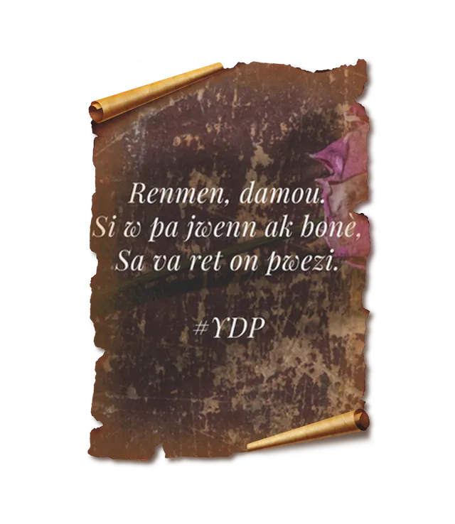 Yon dènye pwezi