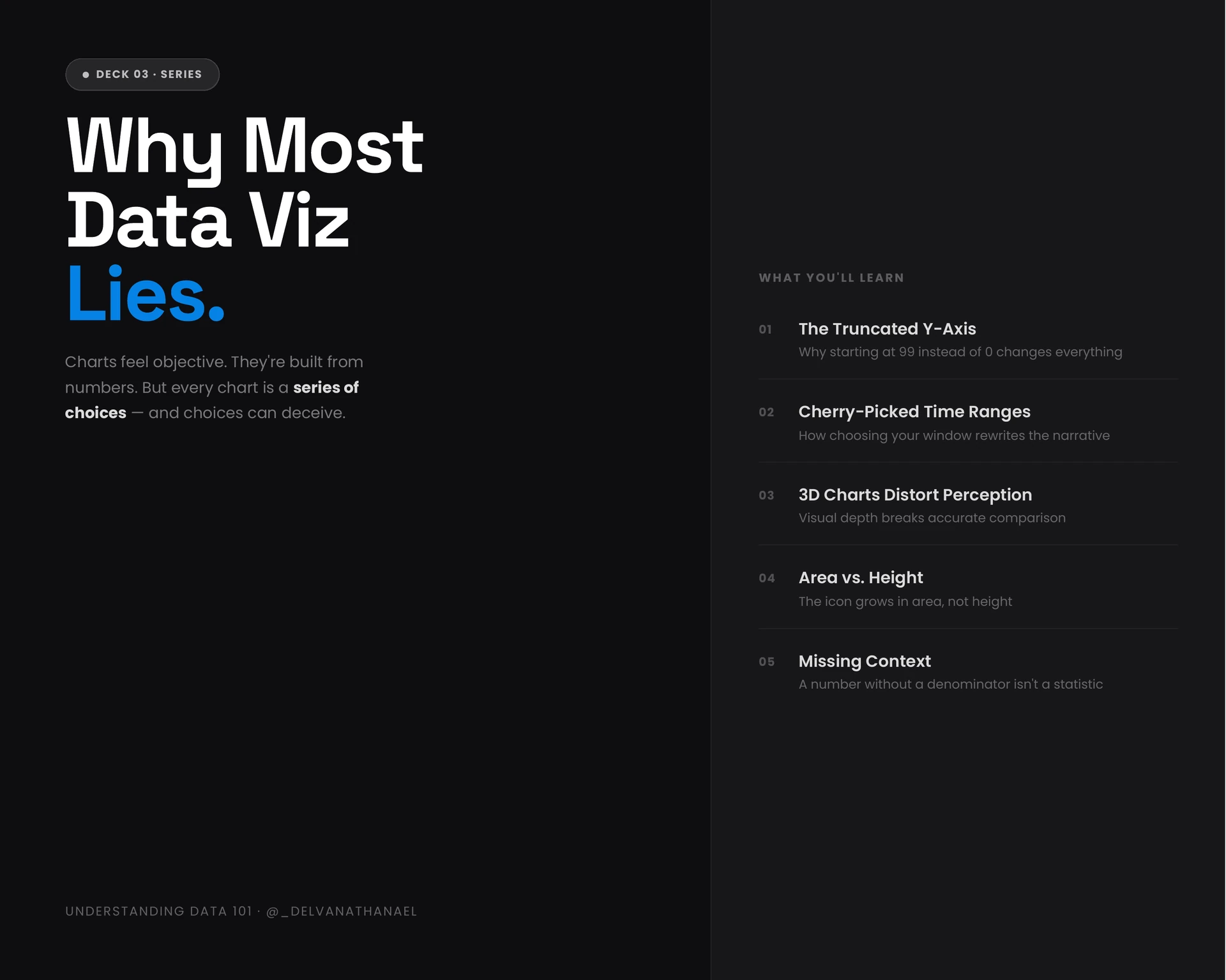 Why Most Data Visualizations Lie